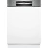 Bosch SMI4HVS00E Beépíthető mosogatógép, 14 teríték,9 L,6 prog.,46 dB,D,Felső evőeszk.,60 cm,Digit.kijelző, Autom.ajtónyit.nélkül