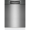 Bosch SMU4HVS00E Aláépíthető mosogatógép 14 teríték, 9 L fogyasztás, 6 program,  46 dB zajszint, D energia, Felső evőeszköztartó , 60 cm, Digit. kijelző, Automata ajtónyitás nélkül