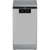 Beko BDFS26046XQ Szabadonálló mosogatógép, bútorlap nélkül 10 teríték, 8.9 L fogyasztás, 6 program,  44 dB zajszint, C energiaosztály, Alsó evőeszköztartó, 45 cm, Digit. kijelző, Automata ajtónyitás 