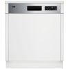 Beko BDSN28530X Beépíthető mosogatógép, bútorlap nélkül 15 teríték, 9.9 L fogyasztás, 6 program, 45 dB zajszint, D energiaosztály, Felső evőeszköztartó, 60 cm, Digit. kijelző, Automata ajtónyitással